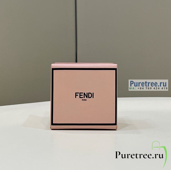 FENDI | Key Charm Pink Leather Key Case - 6.7 x 5.1 x 6.7cm - 1