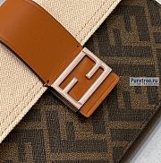 FENDI | Baguette Pouch Cream Fabric Bag - 16 x 2.5 x 11cm - 5