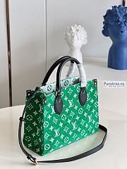 Louis Vuitton | OnTheGo PM Green Monogram Velvet M46216 - 25 x 19 x 11.5cm - 5