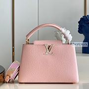 Louis Vuitton | Capucines MM Coquille Pink Taurillon Leather M59597 - 31.5 x 20 x 11cm - 1