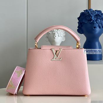 Louis Vuitton | Capucines BB Coquille Pink Taurillon Leather M59597 - 27 x 18 x 9cm