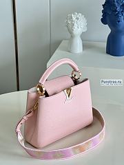 Louis Vuitton | Capucines BB Coquille Pink Taurillon Leather M59597 - 27 x 18 x 9cm - 4