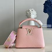 Louis Vuitton | Capucines Mini Coquille Pink Taurillon Leather M59597 - 21 x 14 x 8cm - 1