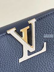 Louis Vuitton | Capucines MM Marine Blue Taurillon Leather M59438 - 31.5 x 20 x 11cm - 5