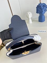 Louis Vuitton | Capucines MM Marine Blue Taurillon Leather M59438 - 31.5 x 20 x 11cm - 6