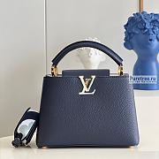 Louis Vuitton | Capucines BB Marine Blue Taurillon Leather M59438 - 27 x 18 x 9cm - 1