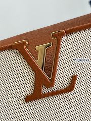 Louis Vuitton | Capucines MM Brown Taurillon Leather And Canvas M59969 - 31.5 x 20 x 11cm - 4