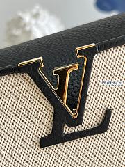 Louis Vuitton | Capucines BB Black Taurillon Leather And Canvas M59872 - 27 x 18 x 9cm - 4