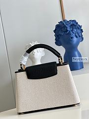 Louis Vuitton | Capucines BB Black Taurillon Leather And Canvas M59872 - 27 x 18 x 9cm - 6