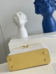 Louis Vuitton | Capucines BB Yellow Taurillon Leather And Canvas M59873 - 21 x 14 x 8cm - 6