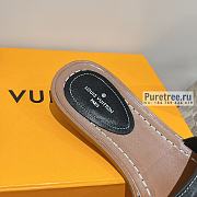 Louis Vuitton | Lock It Flat Mule In Black Leather - 6