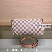 Louis Vuitton | Favorite MM Damier Azur Canvas M41275 - 28 x 17 x 4cm - 6