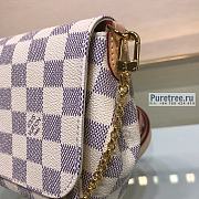 Louis Vuitton | Favorite MM Damier Azur Canvas M41275 - 28 x 17 x 4cm - 3