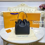 Louis Vuitton | Lockme Bucket Black Leather M57687 - 23 x 23 x 16cm - 2