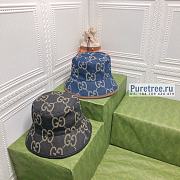 Gucci Denim Bucket Hat Black/ Blue - 1