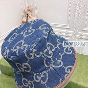 Gucci Denim Bucket Hat Black/ Blue - 3