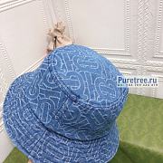 Burberry Denim Bucket Hat Blue/ Black - 3