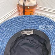 Burberry Denim Bucket Hat Blue/ Black - 5