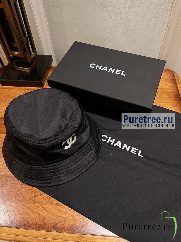 Chanel Black Bucket Hat - 1