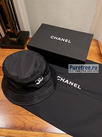 Chanel Black Bucket Hat