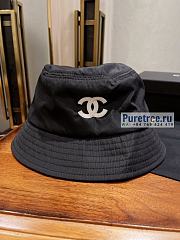 Chanel Black Bucket Hat - 5