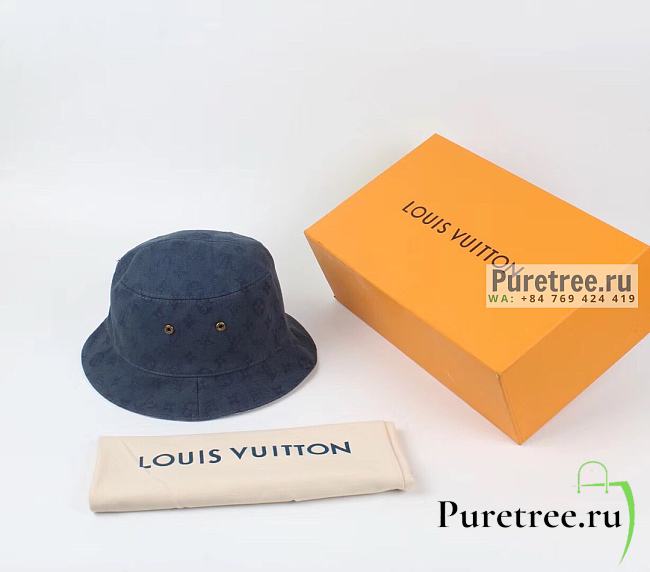 Louis Vuitton Monogram Denim Bucket Hat - 1