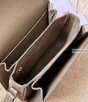 CELINE | Classique Triomphe Bag In Grey Calfskin - 22 x 16.5 x 7cm - 4