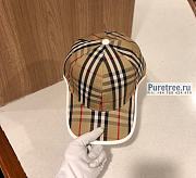 Burberry Cap Beige/ White/ Black - 6