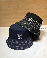 Louis Vuitton Denim Hat Black/ Blue - 1