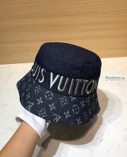 Louis Vuitton Denim Hat Black/ Blue - 3
