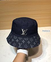Louis Vuitton Denim Hat Black/ Blue - 5