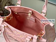 Louis Vuitton | OnTheGo PM Pink Sprayed And Grained Leather M46168 - 25 x 19 x 11.5cm - 5