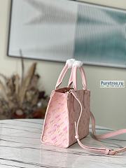 Louis Vuitton | OnTheGo PM Pink Sprayed And Grained Leather M46168 - 25 x 19 x 11.5cm - 3