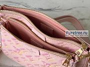 Louis Vuitton | Multi Pochette Accessoires Pink Sprayed And Grained Leather M46093 - 24 x 13.5 x 4cm - 2