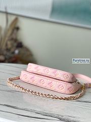 Louis Vuitton | Multi Pochette Accessoires Pink Sprayed And Grained Leather M46093 - 24 x 13.5 x 4cm - 4