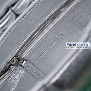 Bottega Veneta | Padded Cassette Silver Lambskin - 26 x 18 x 8cm - 5