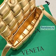 Bottega Veneta | Padded Cassette Gold Lambskin - 26 x 18 x 8cm - 4