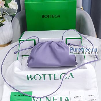 Bottega Veneta | Mini Pouch Purple Calfskin - 22 x 13 x 5cm