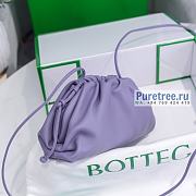 Bottega Veneta | Mini Pouch Purple Calfskin - 22 x 13 x 5cm - 3