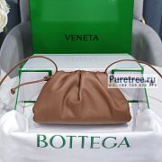 Bottega Veneta | Mini Pouch Brown Calfskin - 22 x 13 x 5cm - 1