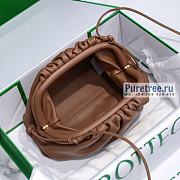 Bottega Veneta | Mini Pouch Brown Calfskin - 22 x 13 x 5cm - 5