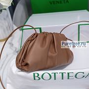 Bottega Veneta | Mini Pouch Brown Calfskin - 22 x 13 x 5cm - 3