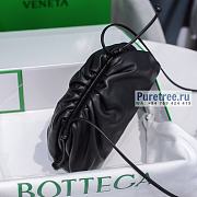 Bottega Veneta | Mini Pouch Black Calfskin - 22 x 13 x 5cm - 3