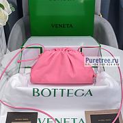 Bottega Veneta | Mini Pouch Pink Calfskin - 22 x 13 x 5cm - 1