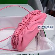 Bottega Veneta | Mini Pouch Pink Calfskin - 22 x 13 x 5cm - 4