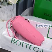 Bottega Veneta | Mini Pouch Pink Calfskin - 22 x 13 x 5cm - 3
