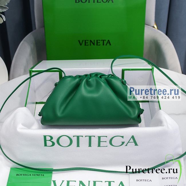Bottega Veneta | Mini Pouch Dark Green Calfskin - 22 x 13 x 5cm - 1