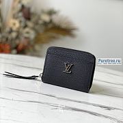 Louis Vuitton | Lockme Zippy Coin Purse Black Leather M80099 - 11 x 8.5 x 2cm - 1