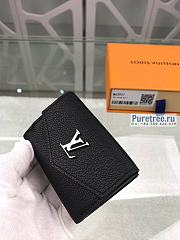 Louis Vuitton | Lockmini Wallet Black Leather M63921 - 10 x 7 x 2.5cm - 6