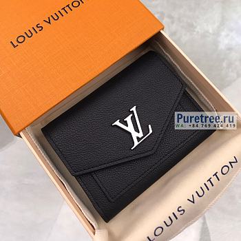 Louis Vuitton | Mylockme Compact Wallet Black Leather M62947 - 8.5 x 12 x 1.5cm